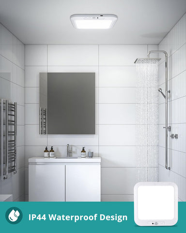 Wowatt IP44 waterproof shower light ideal for bathrooms and showers