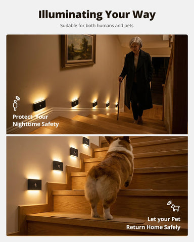 Wowatt stair light delivers long runtime on a single charge for fewer recharges.