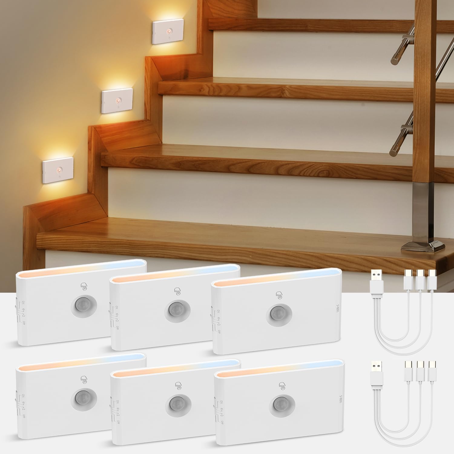 wowatt versatile placement for stairs, hallways, kitchens, and bathrooms.