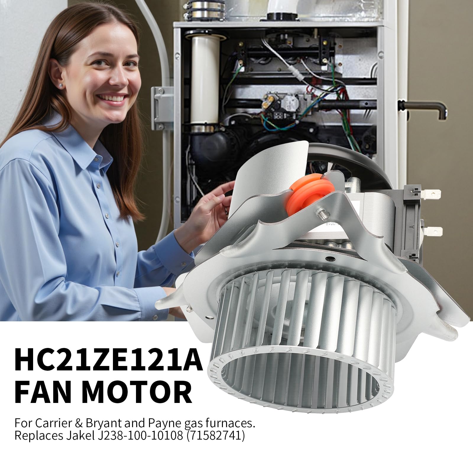 Wowewk HC21ZE121A blower impeller demonstrating efficient airflow