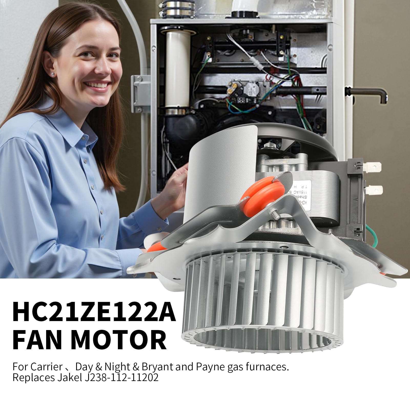 Wowewk HC21ZE122A pulley assembly illustrating easy replacement