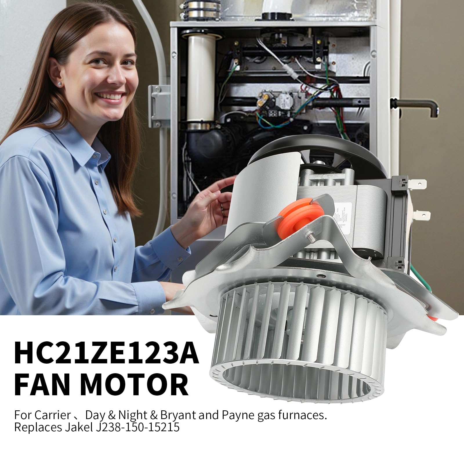 Wowewk HC21ZE123A cooling fan shroud enhances blower efficiency and quiet operation