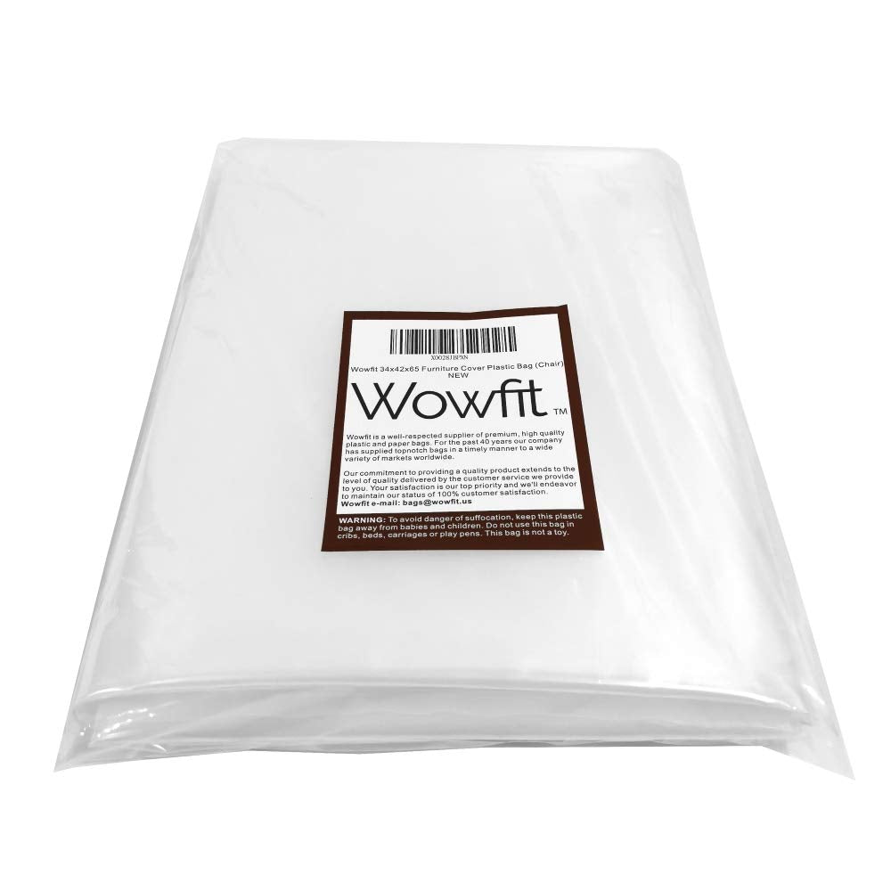 Wowfit furniture cover protects a Christmas tree from dust during storage