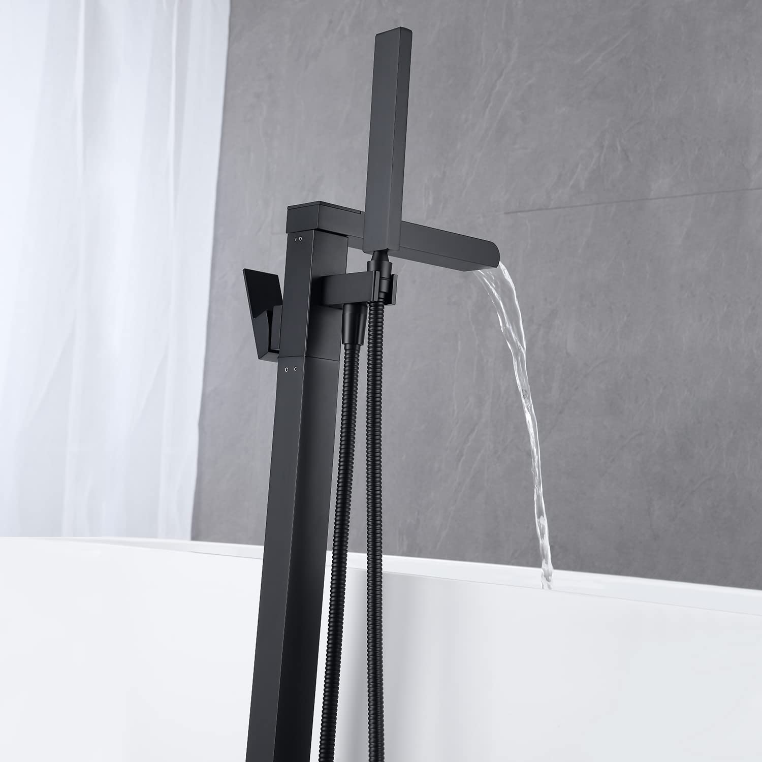 Wowkk Hand shower with 150 cm hose enables comfortable rinsing
