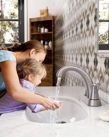 WOWOW brushed nickel finish adds modern style with durable, tarnish-resistant shine.