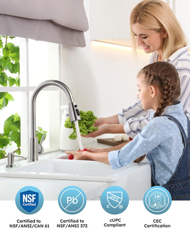 WOWOW 17-ounce soap dispenser cap designed for a neat, ready-to-use soap station at the sink.