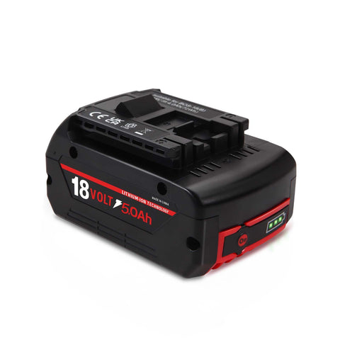 wowrmaykay 5ah high-output Bosch battery front view showing compact profile and branding