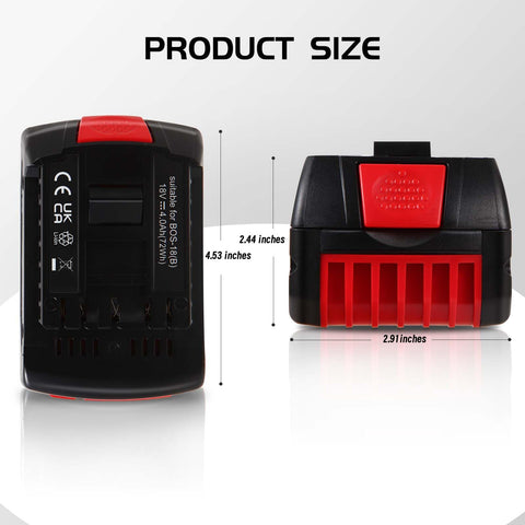 wowrmaykay battery connected to original Bosch charger for reliable recharge