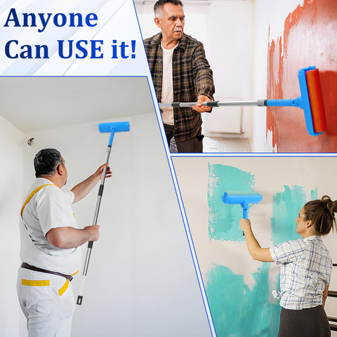 Woxnoc ergonomic plastic handle reduces wrist strain during long sessions.