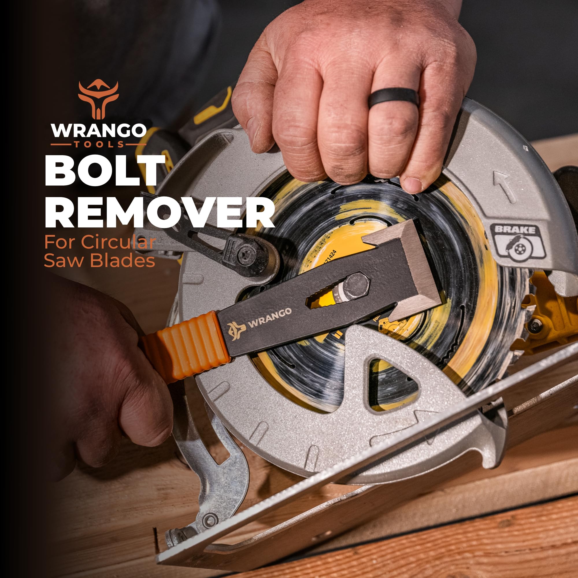 WRANGO TOOLS curved pry end adding leverage in tight spaces