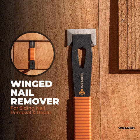 WRANGO TOOLS teardrop nail remover for 18GA nails without wood damage