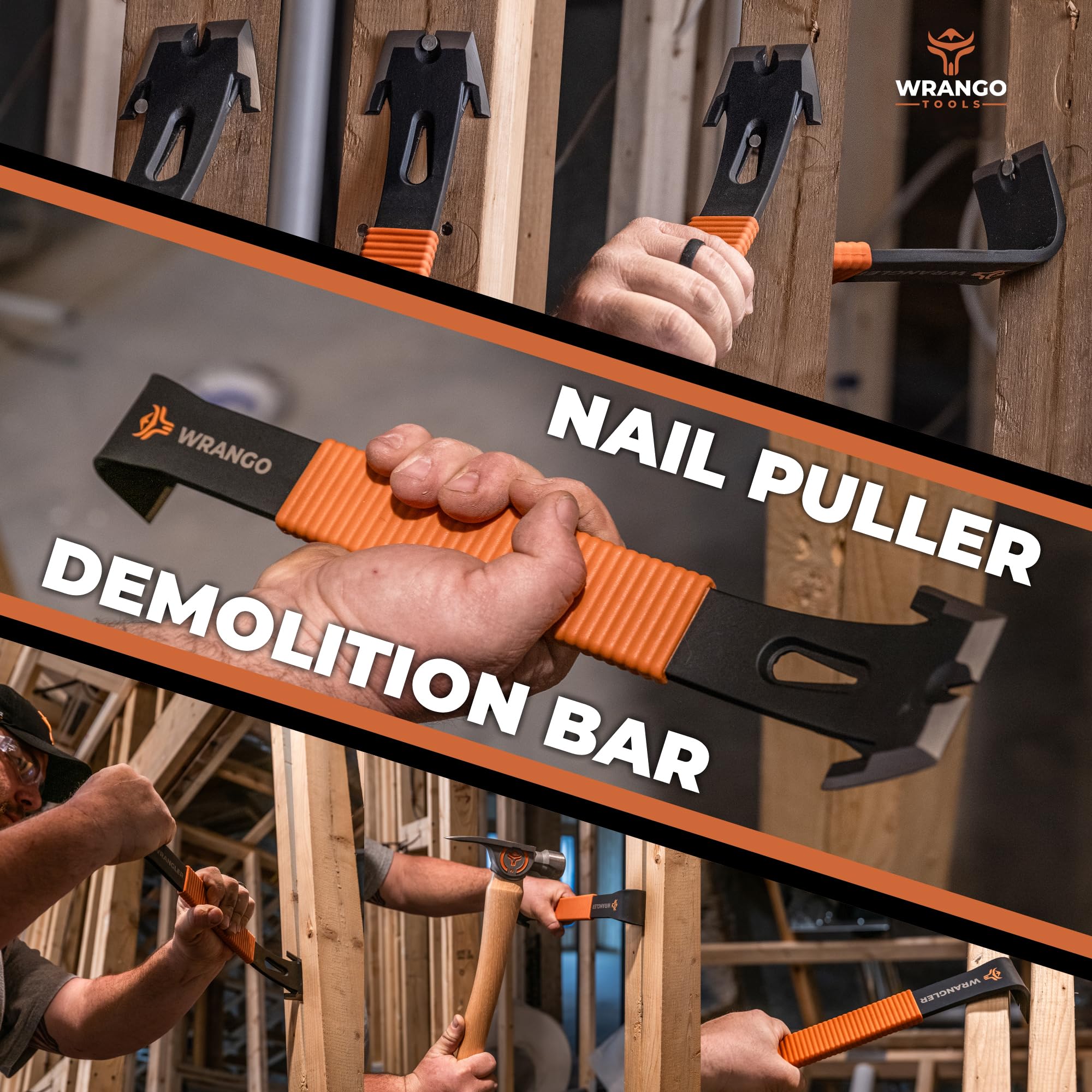 High-carbon steel construction designed for durability on tough demolition tasks