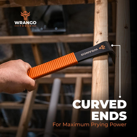 Ergonomic shock-absorbing rubber grip reduces vibration and hand fatigue