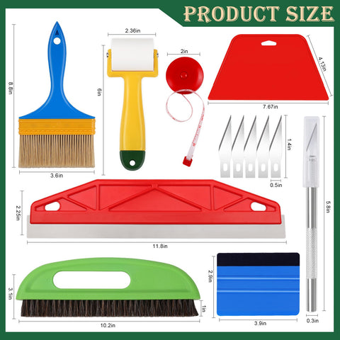 WRAPXPERT clean surface prep brush removes dirt before install.