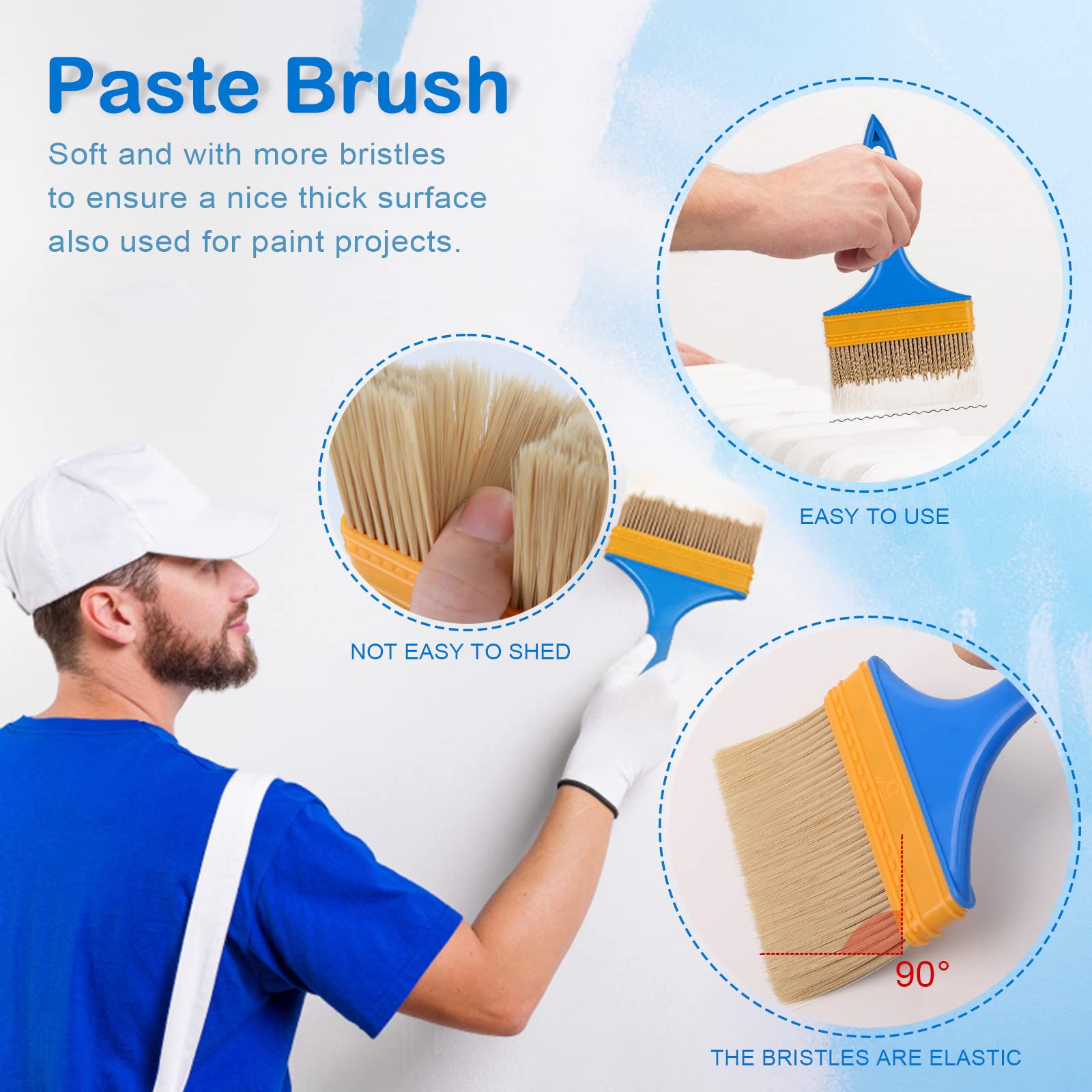 WRAPXPERT trim-edge tool aids precise wallpaper alignment.