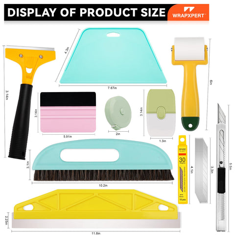 WRAPXPERT utility knife and blades for versatile trimming tasks.