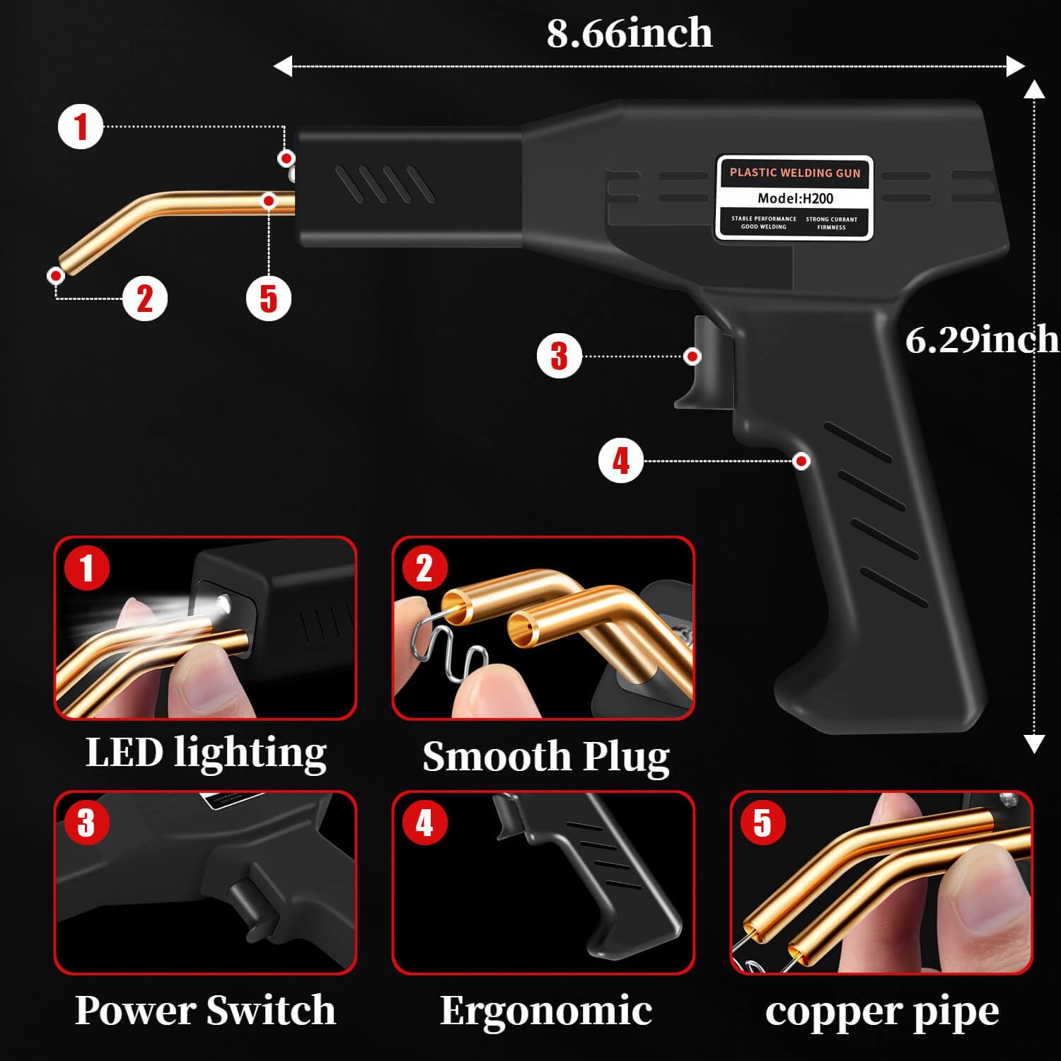 WRDLOSY car bumper repair kit ideal for DIY auto body fixes.