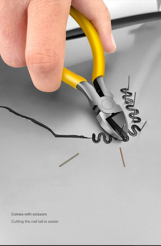 WRDLOSY easy-use ergonomic design boosts control during plastics work.