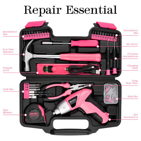Wrenzo portable case image conveys easy transport with a handle.