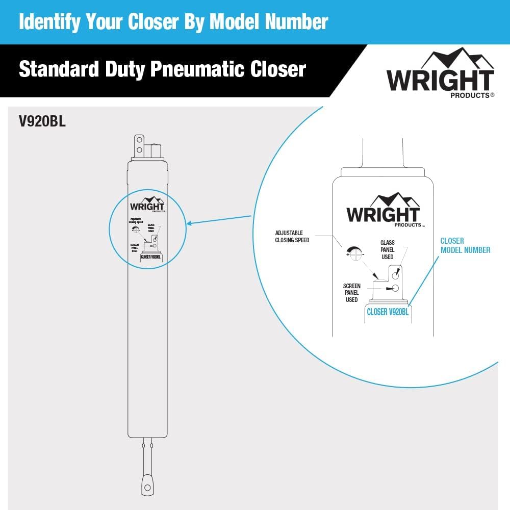 Durable Wright Products closer withstands frequent daily use with reliable performance.