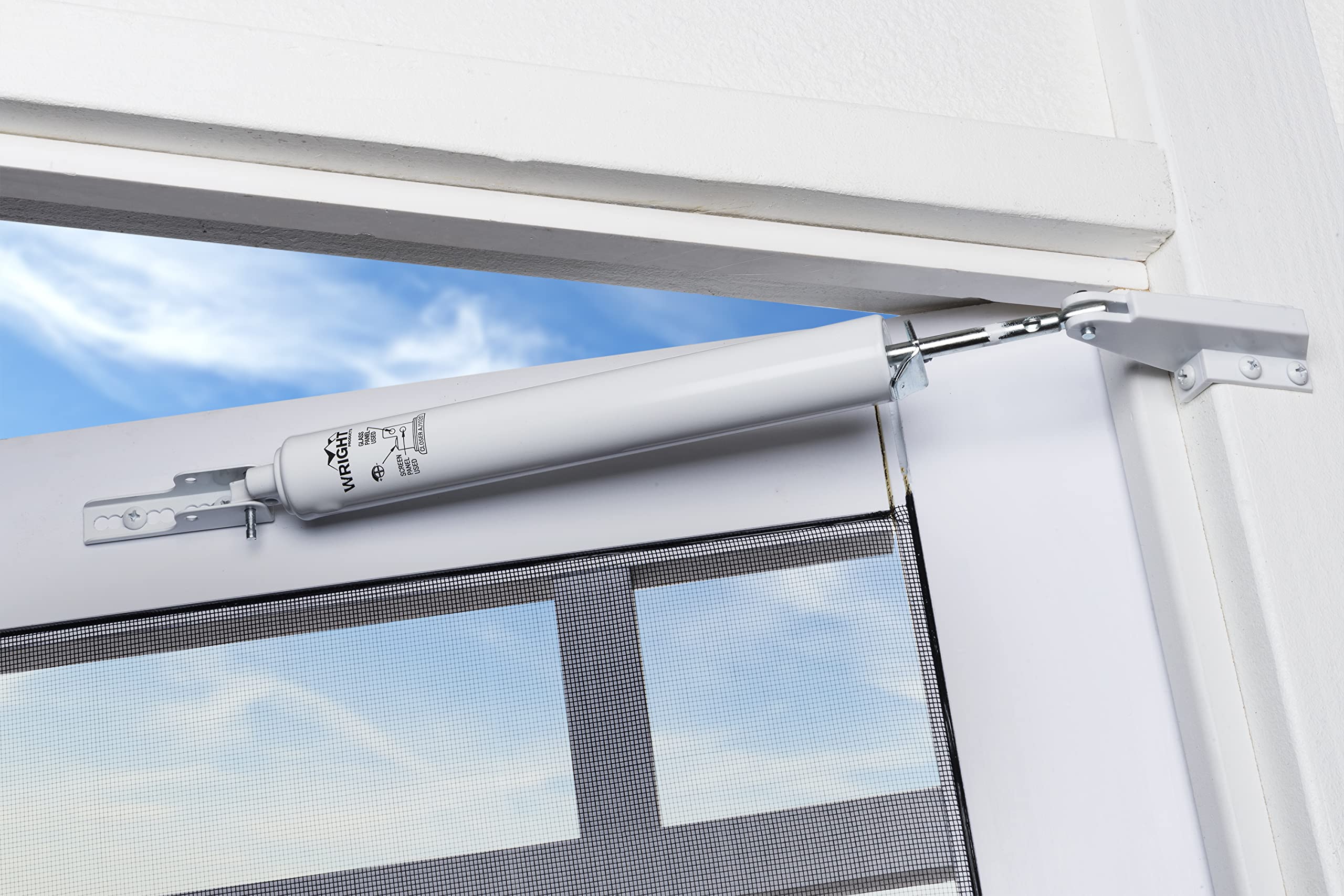 Wright Products fully lubricated spring supports smooth, consistent closes