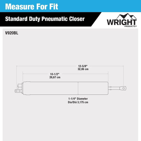 All hardware included with Wright Products closer for easy, ready installation.