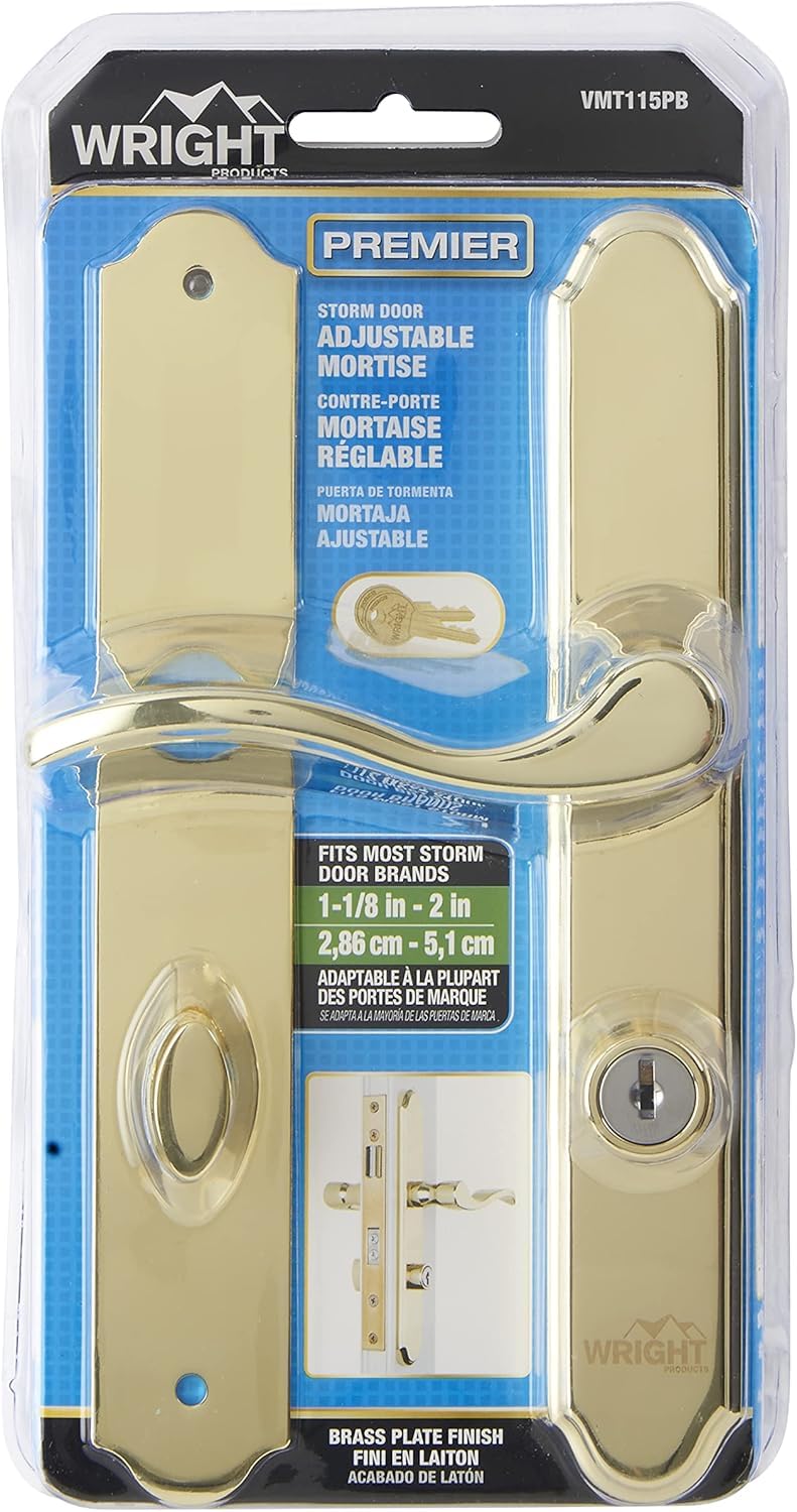 Serenade lever in use on a storm door by Wright Products