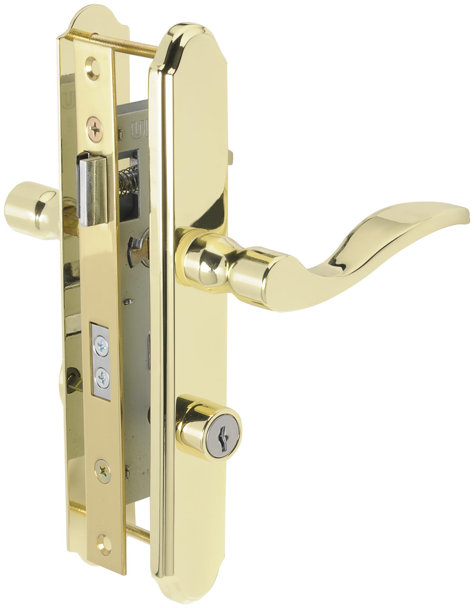 Elegant curved Serenade lever design from Wright Products