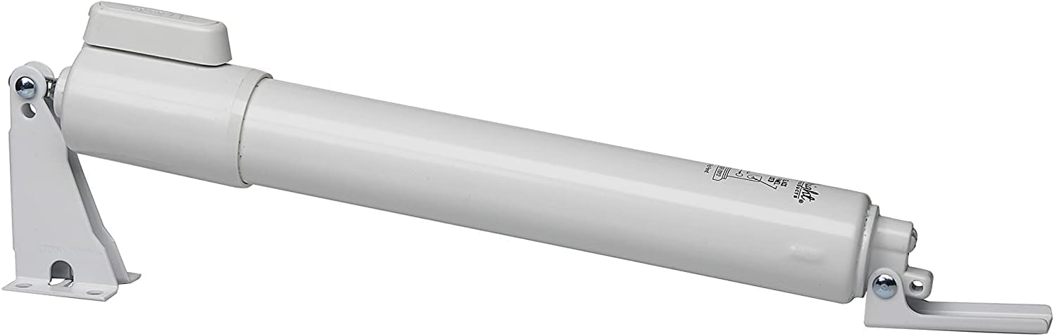 Versatile two-closer setup for heavier full-view storm doors by Wright Products.