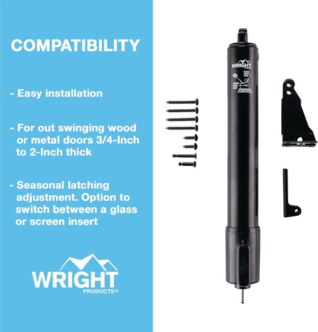 Wright Products V2012BL installation hardware kit included for quick setup