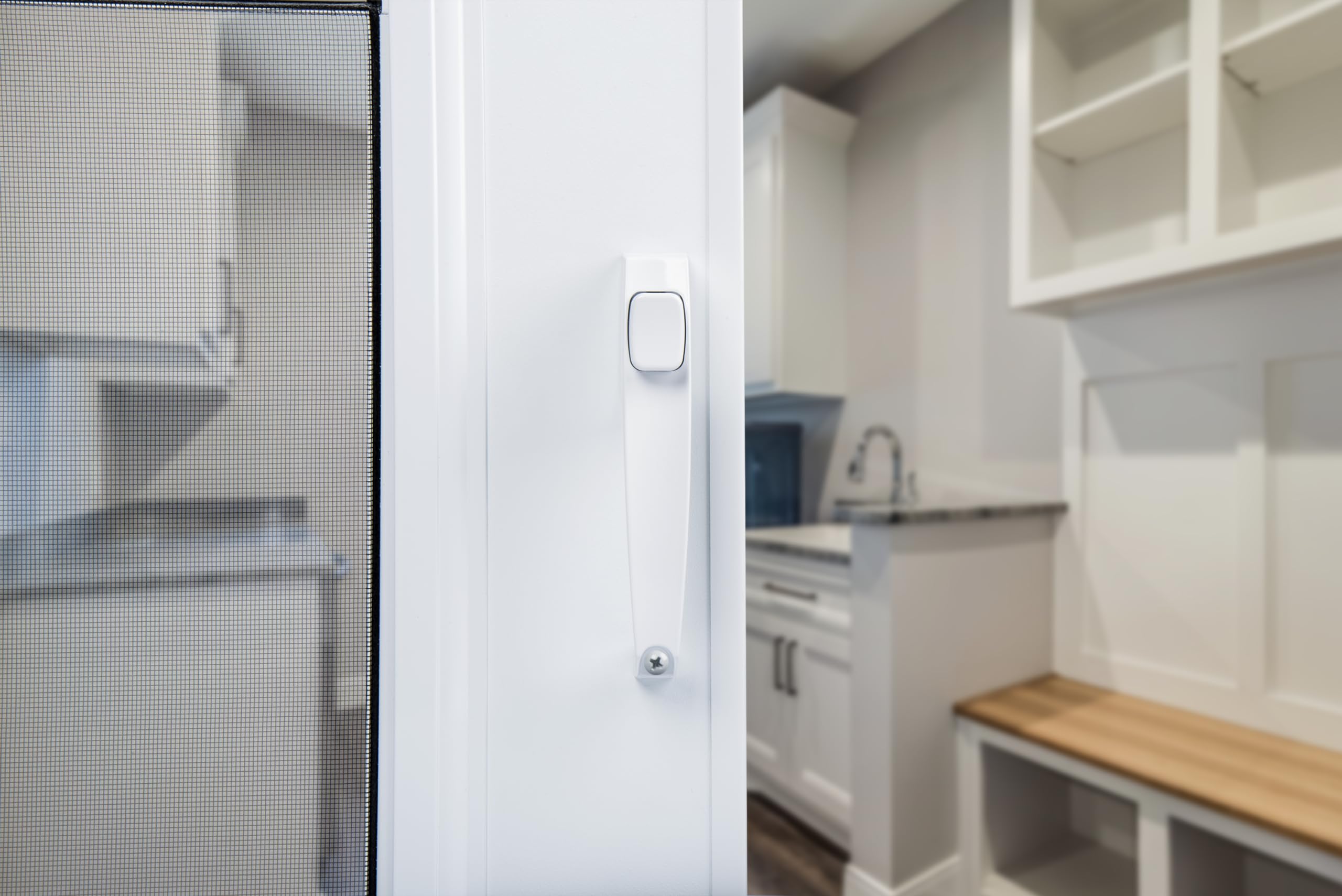 Wright Products white finish suits transitional exterior doors