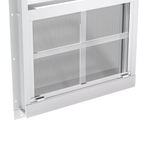 WRISIN aluminum frame shed window resists rust for years of outdoor use.