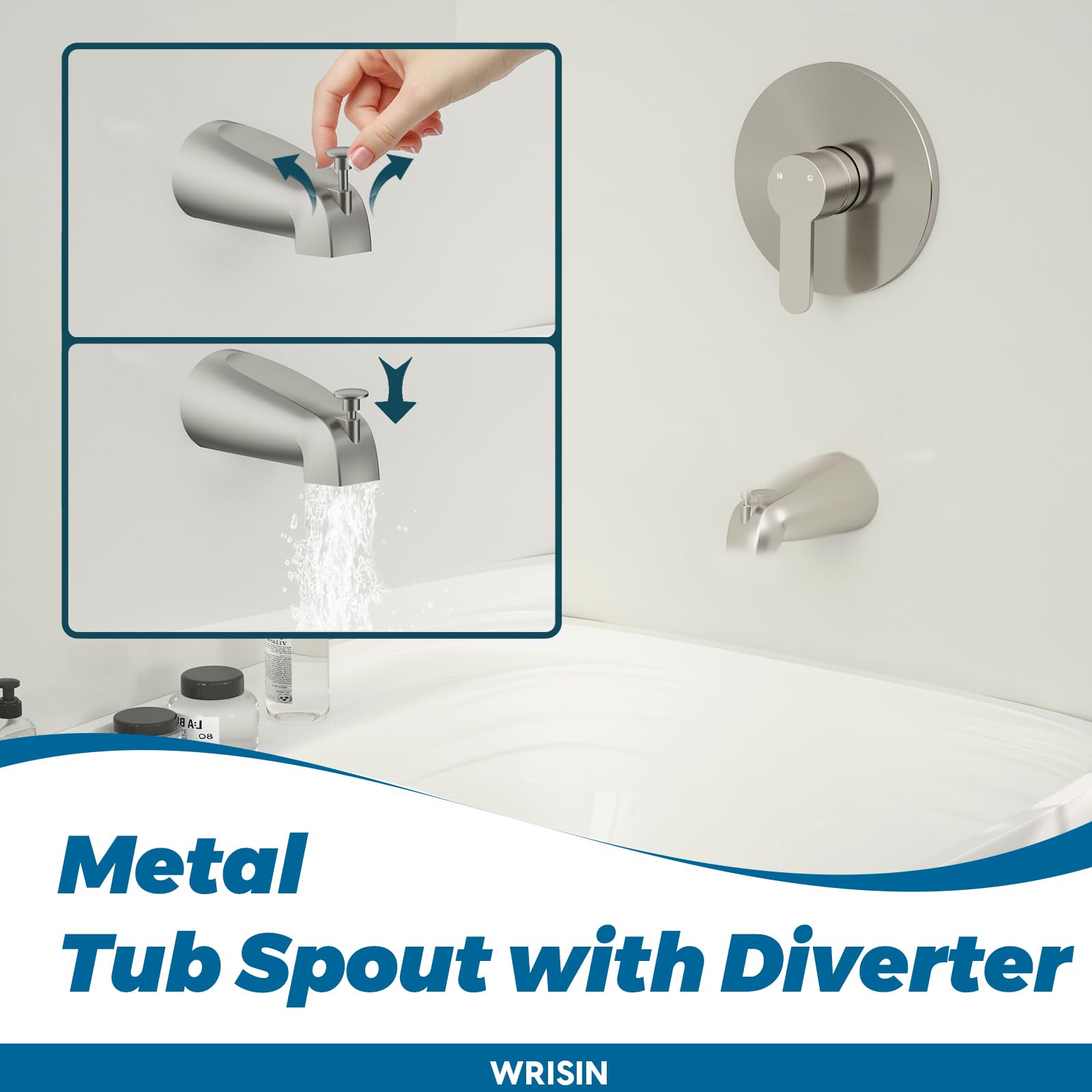 WRISIN brass valve body ensures long-lasting reliability and temperature control.