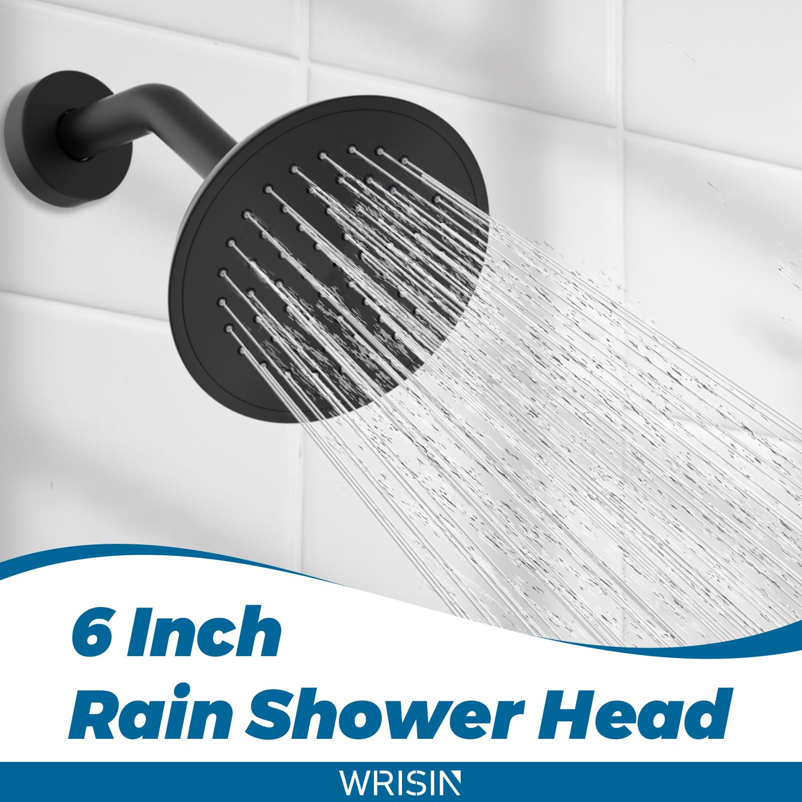 WRISIN tub spout diverter in metal for smooth tub-to-shower transitions