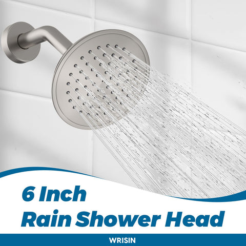 WRISIN tub spout with diverter channels water efficiently for tub filling.