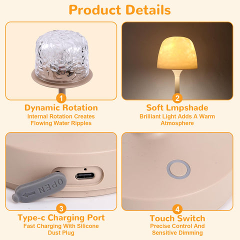 WRYBV Lumena warm white mode delivers gentle lighting for relaxation and bedtime routines.