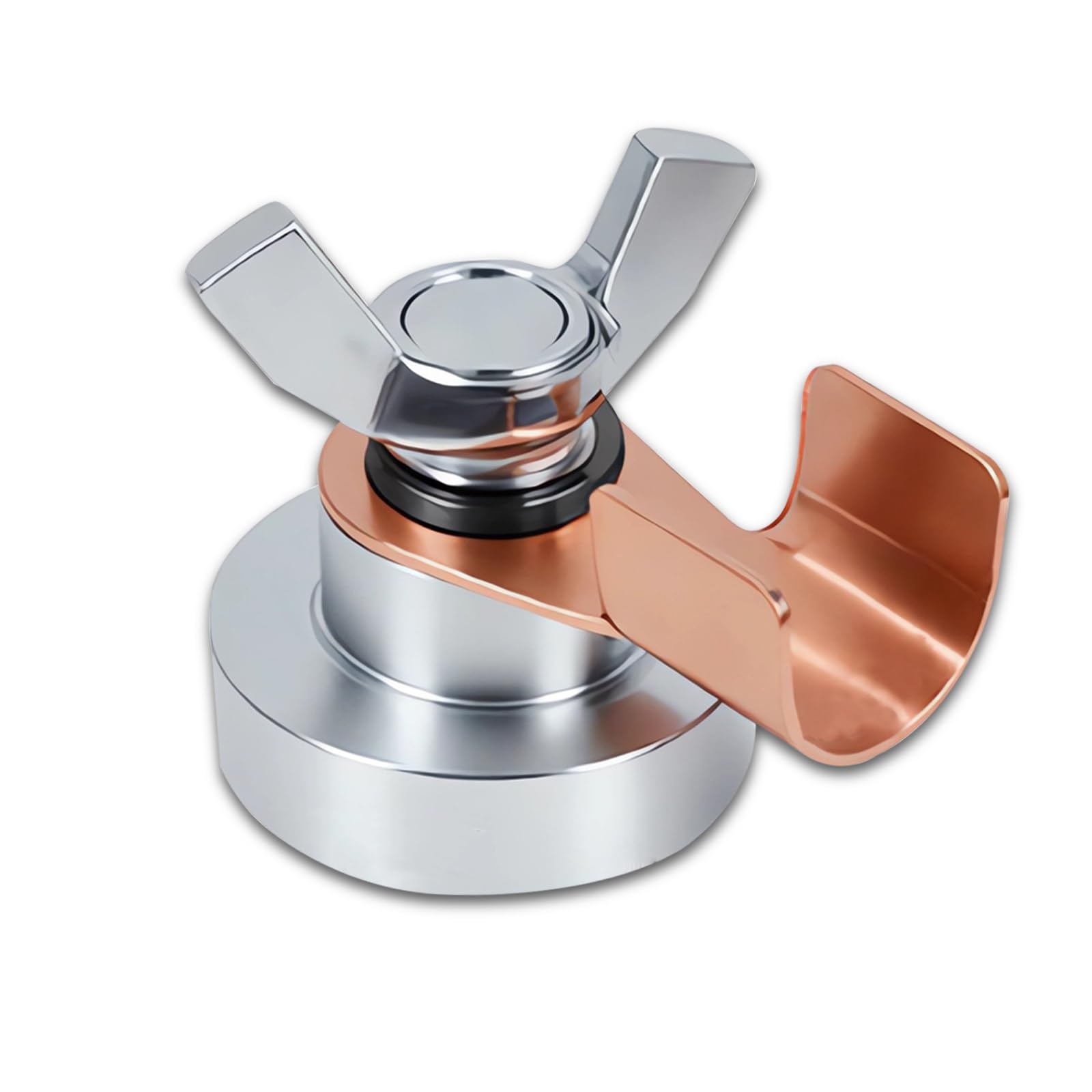 Wshxjzyay welding magnetic ground clamp securely sets up on metal surfaces for fast grounding.