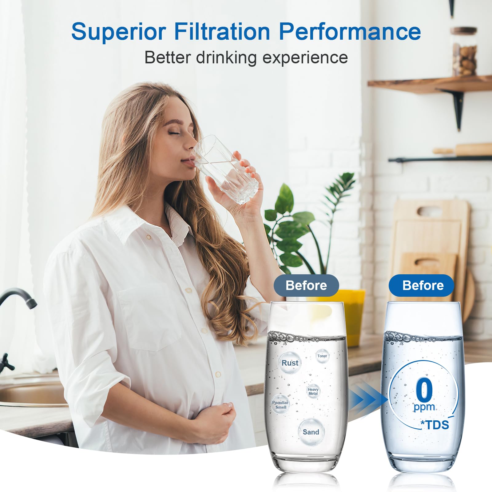 WSKFDTI easy-to-install replacement filter for popular brands.