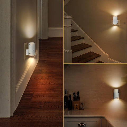 WSKVEZZA 2-pack night light convenient for multiple spaces