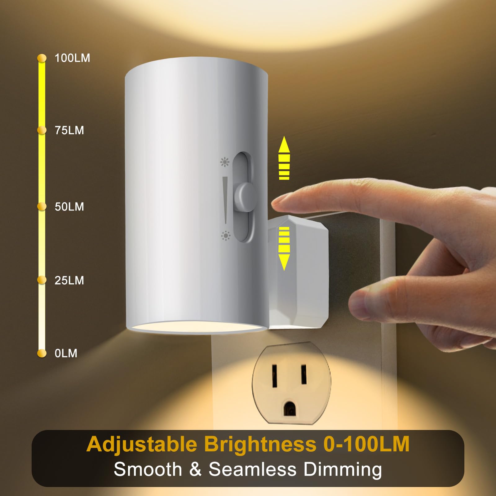 WSKVEZZA dual up-and-down lighting for wider area coverage