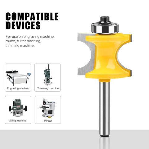 WSOOX bullnose router bit radius 5/8 for rounded table edges