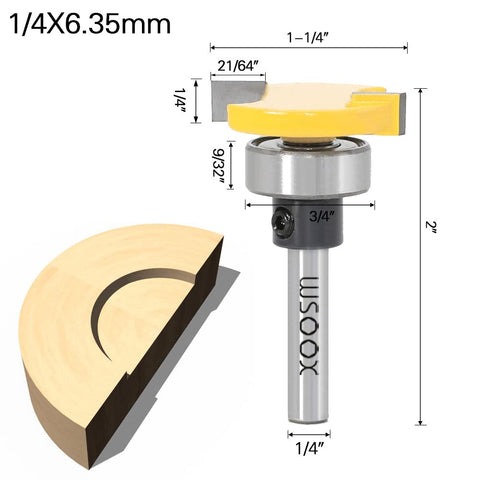 WSOOX carbide blades deliver sharp, durable cuts for smooth grooves.