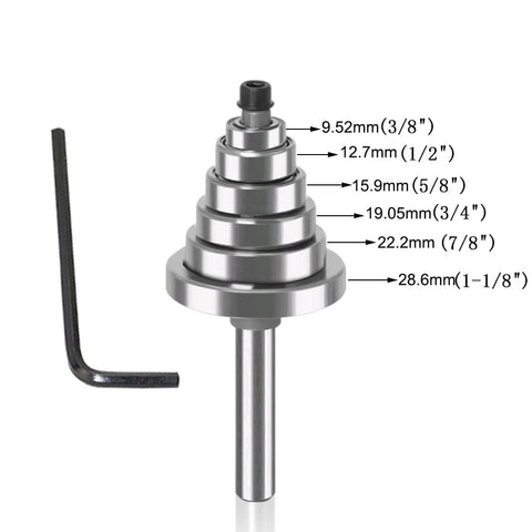 WSOOX rabbet bit with 1/4-inch cut height for clean grooves