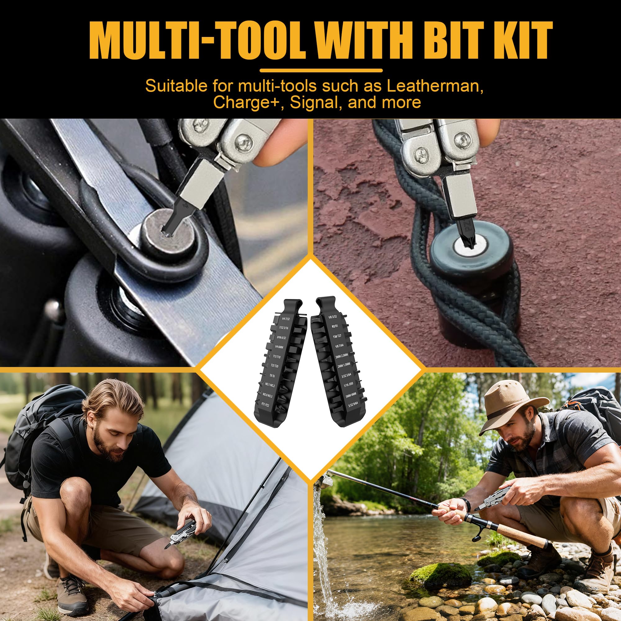 WSSODHK labeled sheath shows bit sizes at a glance for faster work.