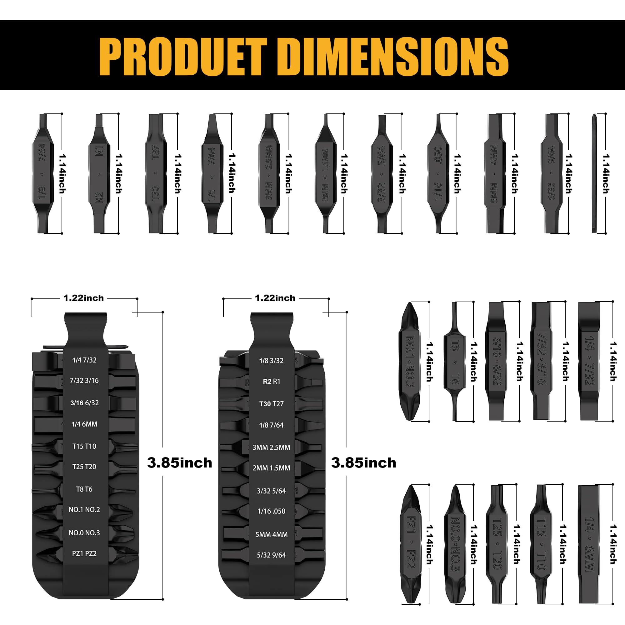 WSSODHK flat-bit kit double sheaths shown for quick bit retrieval.