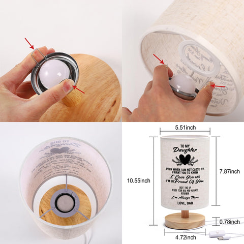 WSYEAR dorm-room friendly lamp ideal for study and sleep routines