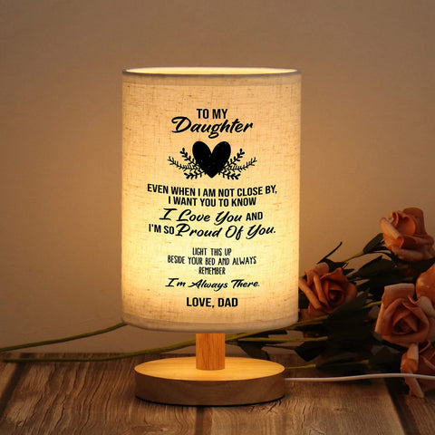 WSYEAR Valentine’s Day table lamp with shade message enhances emotional connection