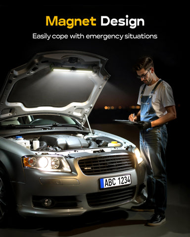 Wtoolfex portable light fits in toolbox or backpack for DIY jobs.