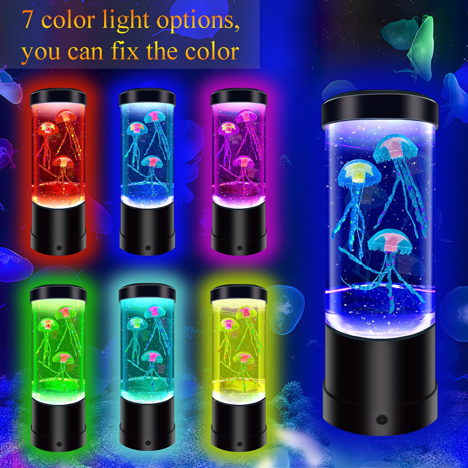 WTROESE jellyfish bedroom lamp adds relaxing ambience