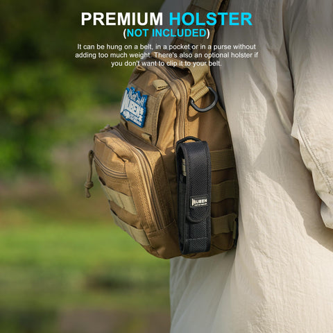 WUBEN C3 pocket size and clip for convenient everyday carry